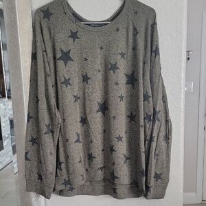 P.J. Salvage Gray Star Sweater